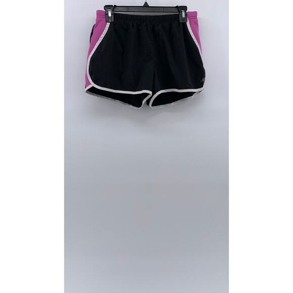NEW BALANCE Women's Black-Pink Pull-On Active Running Shorts SZ M - Picture 1 of 10